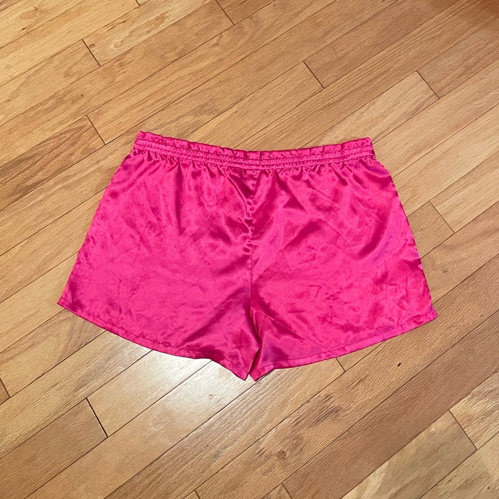 Victoria’s Secret Gold Label Satin-like Pink Sleep Shorts - Picture 3 of 16